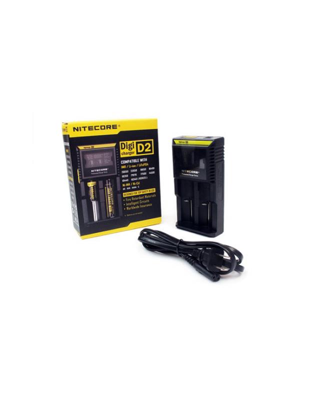 Nitecore D2 2Slot Battery Charger With LCD Screen